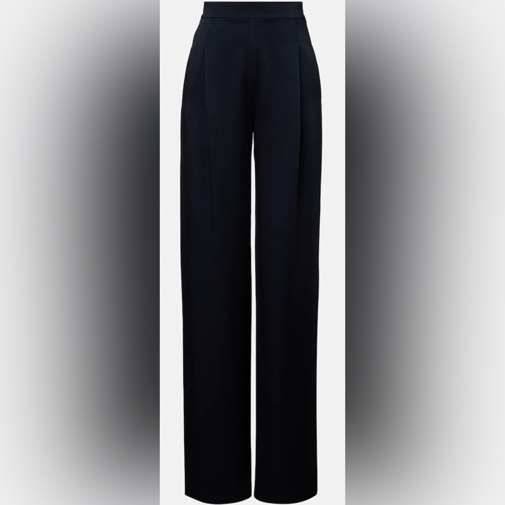 MaxMara Wide Leg Pants with Flowing Silhouette - 100% Silk